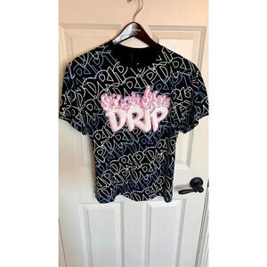 Hustle OG Drip Streetwear Boys Short-sleeve AOP T-Shirt‎ XL Blue